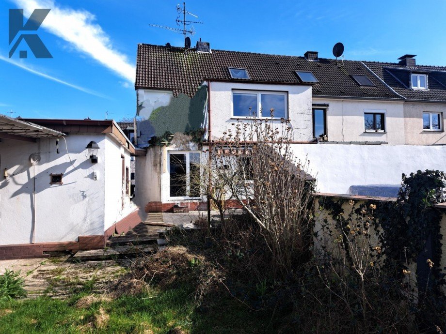 R�ckansicht Terrasse Reiheneckhaus K�ln / Grengel