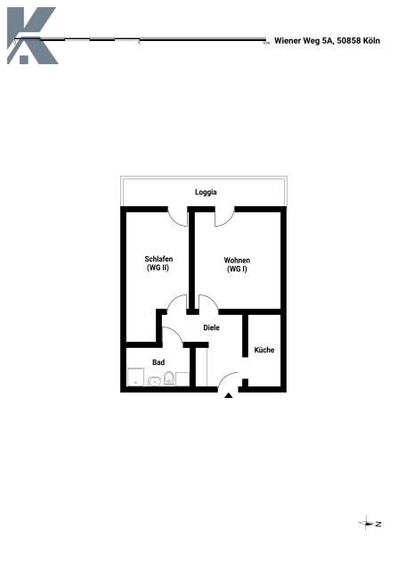 WW5_EG_Grundriss Erdgeschosswohnung K�ln / Junkersdorf