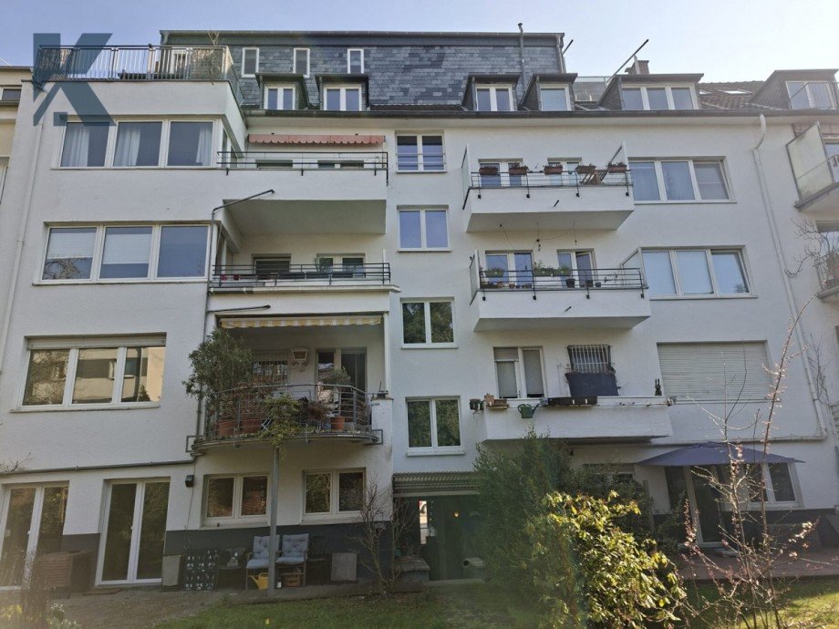 R�ckansicht Etagenwohnung K�ln / Lindenthal