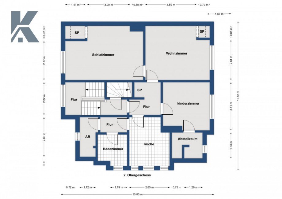 2. OG K�mpchensweg 14 Etagenwohnung K�ln / M�ngersdorf