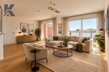 Hauptbild Penthouse-Wohnung. Energieeffizienz A. 2 Zimmer mit 2 Dachterrassen. Stellplatz optional.