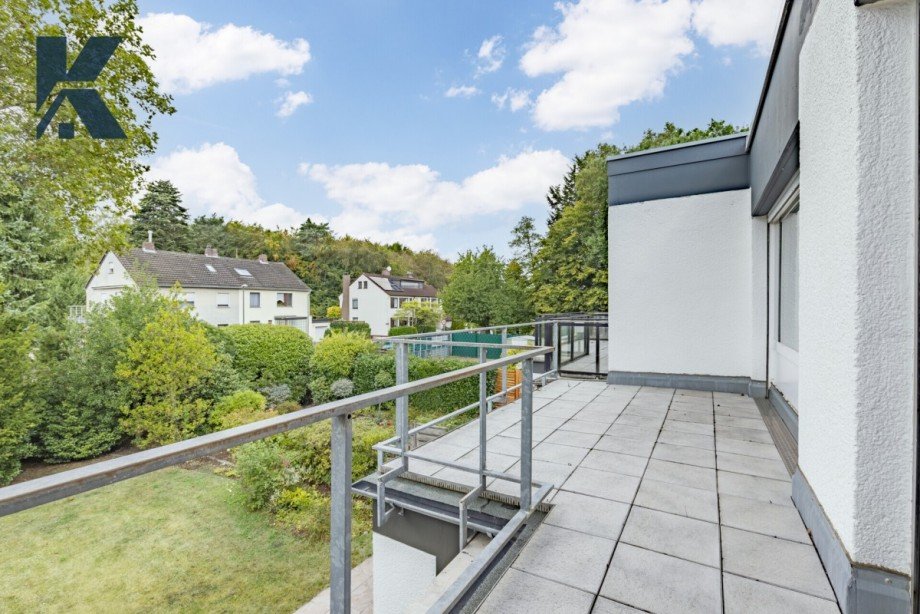 Terrasse 1. OG Reihenmittelhaus K�ln / Dellbr�ck