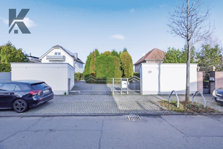 Frontansicht Einfamilienhaus K�ln / M�ngersdorf