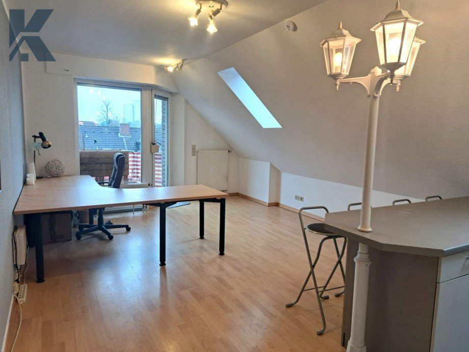 Blick Balkon Etagenwohnung K�ln / Urbach