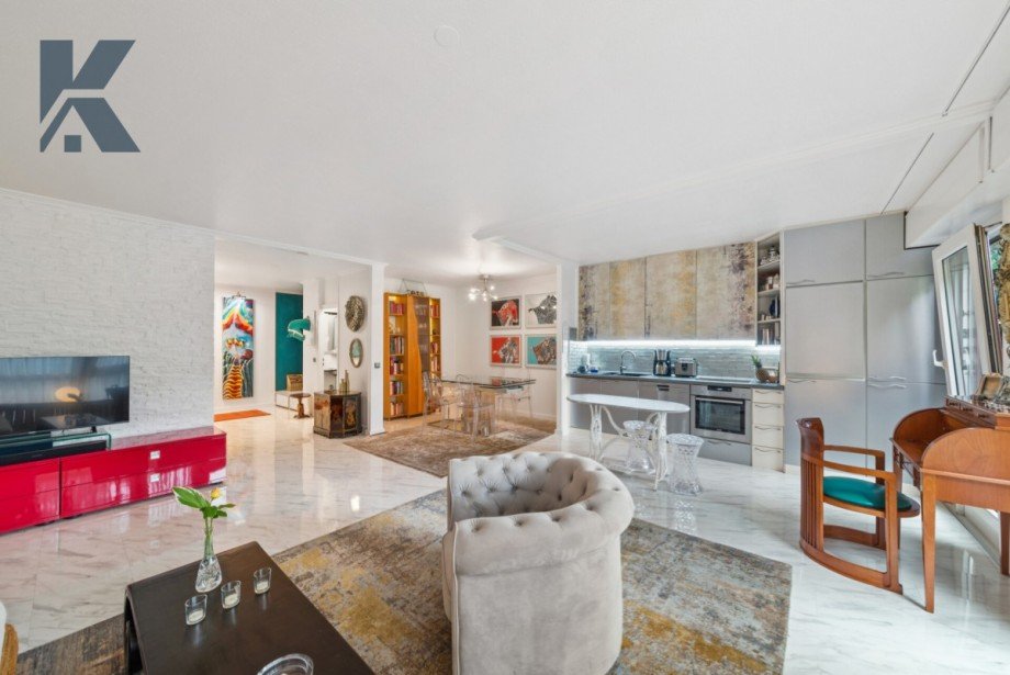 Wohnzimmer 2 Maisonettewohnung K�ln / Weiden