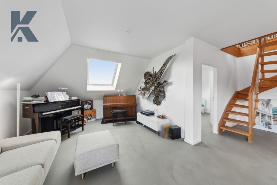 Wohnzimmer 2 Dachgeschosswohnung K�ln / Ehrenfeld
