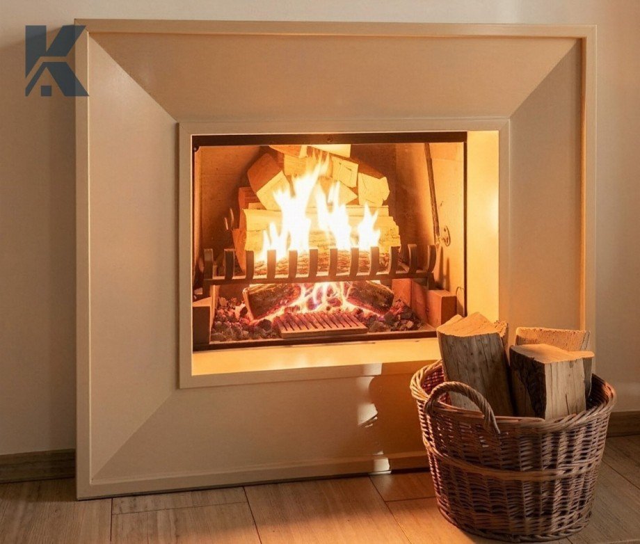 Kamin_Staging Dachgeschosswohnung K�ln / Junkersdorf