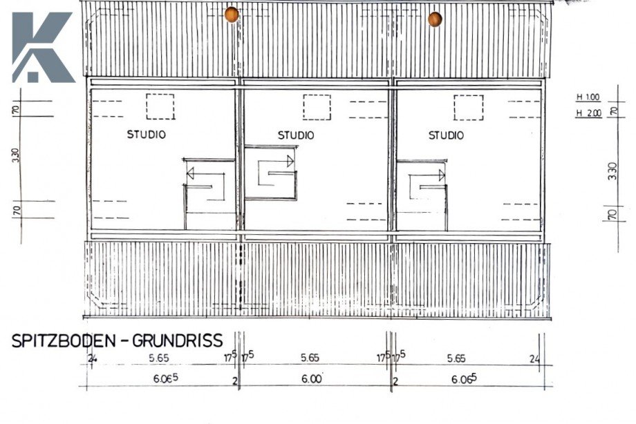 Grudriss LOFT Reiheneckhaus K�ln