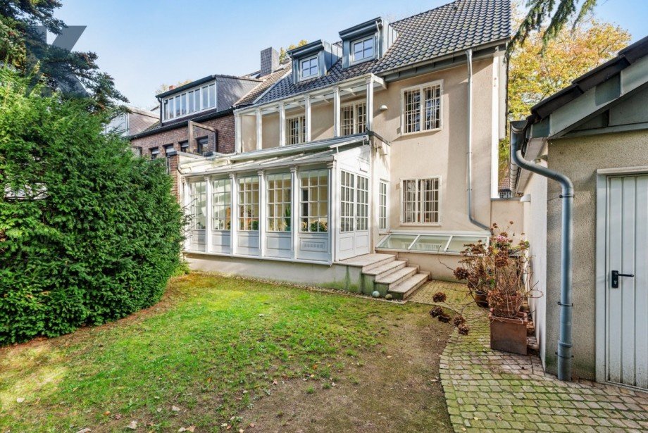 Wintergarten au�en Doppelhaush�lfte K�ln / Junkersdorf