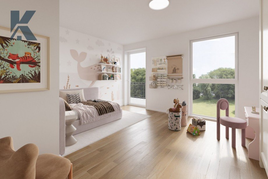 Kinderzimmer Dachgeschosswohnung K�ln / Marienburg