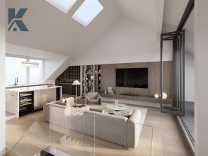 Hauptbild K�ln-Marienburg.Neubau.Dachgeschoss-Maisonette. Gestaltungs-M�glichkeit.