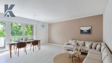 Wohnzimmer Staging TOP 2-Zimmer Wohnung in Frechen-K�nigsdorf mit Balkon und Tiefgarage - sofort verf�gbar