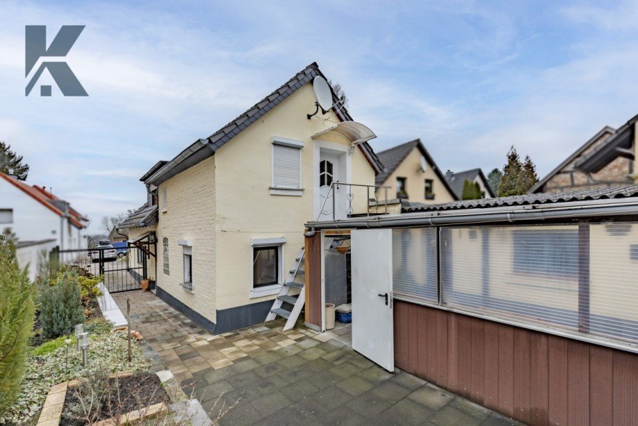 R�ckansicht Bestand Einfamilienhaus H�rth / Alst�dten